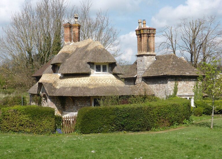 Thatched cottages at Blaise Hamlet